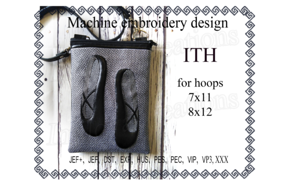 Ballet Shoe Letter Zip Bag: A Seasonal Embroidery Review