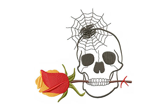 Halloween Skull and Rose: A Designer Review for Boutique Sweatshirts