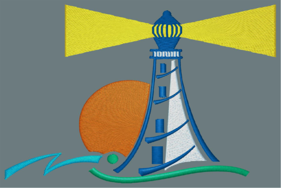Lighthouse Sunset: A Designer's Review for Boutique Sweatshirt Embroidery