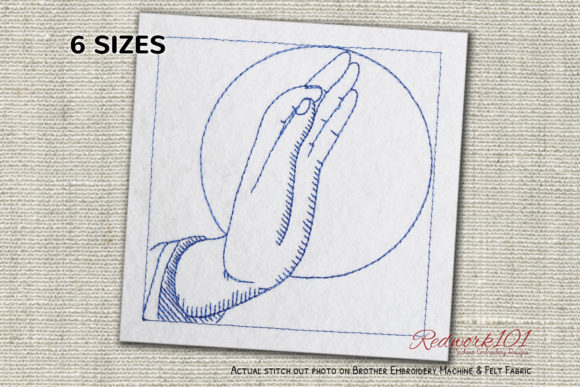 Lord Buddha's Hand Mudra Lineart Design