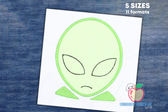 Mini Alien Head Applique: A Designer's Review