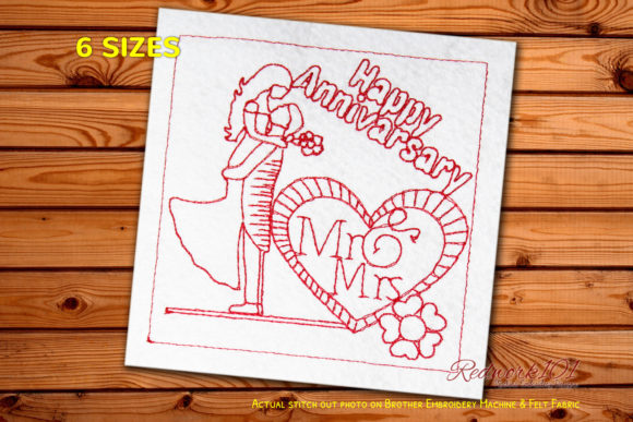 Mr. and Mrs. with Decorated Hearts: A Design Review