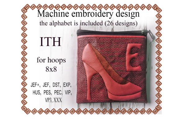 Shoe Letter Zip Bag - in the Hoop: A Designer's Review
