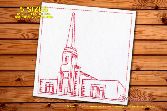 Tower in Abidjan Ivory Coast Redwork for Seasonal Products