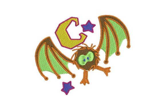 Vampi: A Designer's Take on This Halloween Embroidery Design