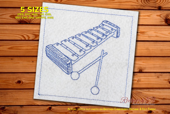 Xylophone Redwork: A Hands-On Review for Embroidery Designers